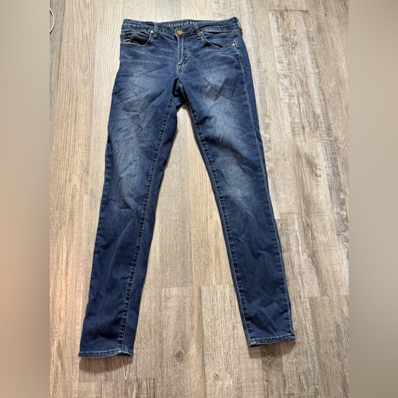 Articles Of Society Denim - Articles Of Society Blue Skinny Jeans Classic Fit casual Y2K